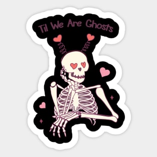 Skeleton In Love Valentines Day Sticker